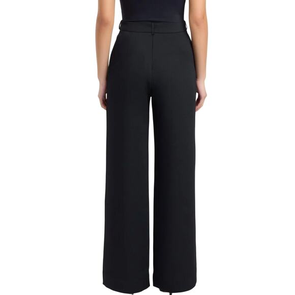 Commense Women's Small White Business Casual Pocketed Straight Leg Pants - Picture 2 of 4